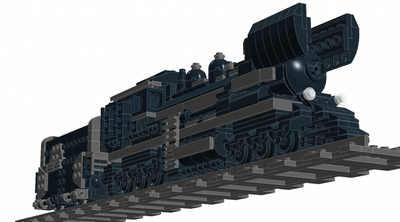 custom lego steam train
